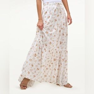 Mary Lawless Lee x Splendid tiered floral maxi skirt
